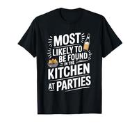 Drôle Timide Introverti Blague Cuisine at Parties Anti-Social Dad T-Shirt