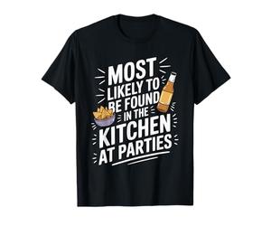 Drôle Timide Introverti Blague Cuisine at Parties Anti-Social Dad T-Shirt
