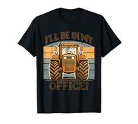 Drôle Tracteur Farmer Humour Vintage Art et Champ ludique T-Shirt