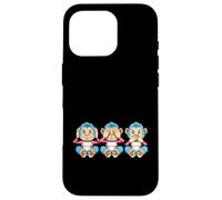 Drôle transgenre Trois singes sages Coque pour iPhone 16 Pro