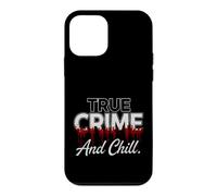 Drôle True Crime and Chill Saying Sarcastique Coque pour iPhone 12 Mini