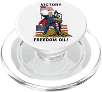 Drôle Trump Victoire Liberté Pétrole Venezuela PopSockets PopGrip pour MagSafe