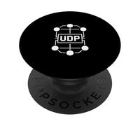 Drôle UDP Network Diagramme Icône Typographie Dire PopSockets PopGrip Adhésif