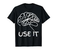 Drôle Use It Brain Smart Logic Humour IT Thinker Nerd Geek T-Shirt Graphique avec Valeur