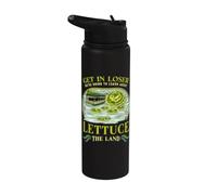 Drôle, vas-y, loser, on va t'apprendre une leçon Stainless Steel Insulated Water Bottle