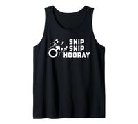 Drôle Vasectomie Snip Snip Houray Rétro Sperme Humour Débardeur