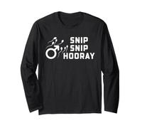 Drôle Vasectomie Snip Snip Houray Rétro Sperme Humour Manche Longue