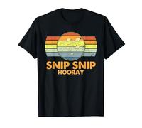 Drôle Vasectomie Snip Snip Houray Rétro Sperme Humour T-Shirt