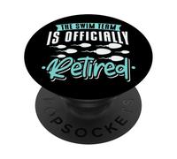 Drôle Vasectomie Swim Team Retired Sperme Joke Dad Humour PopSockets PopGrip Adhésif