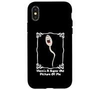 Drôle Vieillard Anniversaire Nouveauté Cadeau de bâillon Coque pour iPhone X/XS