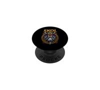 Drôle Viking Skol avec Un Guerrier Barbu PopSockets PopGrip Adhésif