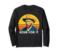 Drôle Vincent Van Gogh, Gogh for It, Funny Artist Pun Humour Manche Longue