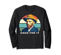 Drôle Vincent Van Gogh, Gogh for It, Funny Artist Pun Humour Manche Longue
