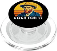 Drôle Vincent Van Gogh, Gogh for It, Funny Artist Pun Humour PopSockets PopGrip pour MagSafe