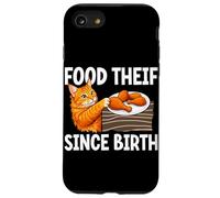 Drôle Voleur de Nourriture pour Chat Depuis la Naissance pour Amoureux des Chats Humour propriétaire de Chat Coque pour iPhone SE (2020) / 7/8