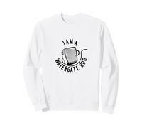 Drôle Watergate Era Microphone Bugged Retro Political Humour Sweatshirt