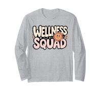 Drôle Wellness Squad Workout PT Retraite d'infirmière Donnez de l'espace Manche Longue