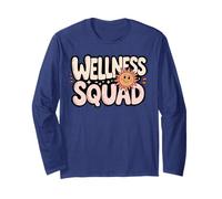Drôle Wellness Squad Workout PT Retraite d'infirmière Donnez de l'espace Manche Longue