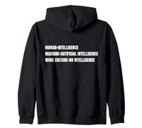 Drôle Woke Culture No Intelligence Sarcasme Blague Adversaire Sweat à Capuche