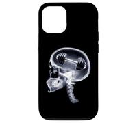 Drôle X-Ray Barbell Brain Gym Meme Coque pour iPhone 12/12 Pro