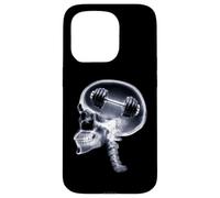 Drôle X-Ray Barbell Brain Gym Meme Coque pour iPhone 15 Pro