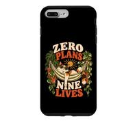 Drôle Zéro Projet Neuf Vies Chat Plantes Coque pour iPhone 7 Plus/8 Plus