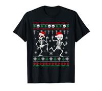 Drôles Dance Santa Squelettes Dance of Death Noël Halloween T-Shirt