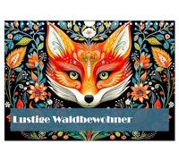 Drôles d'animaux de la forêt, Version française (Calendrier mural 2026 DIN A4 portrait), Calendrier CALVENDO mensuel