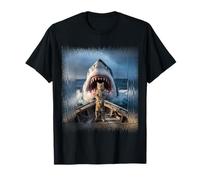 Drôles de Chat et de Requin Animaux Cool Pattes de Requin Griffes de Requin T-Shirt