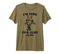 drôles de girafes, C'est Juste Mon Visage T-Shirt Haut de Gamme