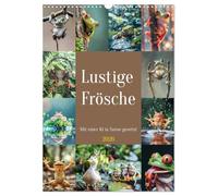 Drôles de grenouilles, Version française (Calendrier mural 2026 DIN A3 portrait), Calendrier CALVENDO mensuel