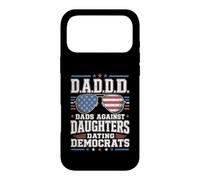 Drôles de Papas Contre Les Filles Rencontres Démocrates DADDD Humour Coque pour iPhone 17 Pro Max