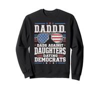 Drôles de Papas Contre Les Filles Rencontres Démocrates DADDD Humour Sweatshirt