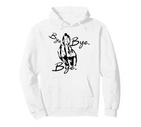 Drôles et Mignonnes lèvres heureuses Disant au Revoir - Sweat à Capuche