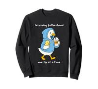 Drôles pour la première Fois des Papas avec des luttes de Nouveau-nés Sweatshirt