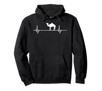Dromadaire Heartbeat Pulse Humour Cadeaux pour Amoureux des Sweat à Capuche
