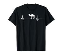Dromadaire Heartbeat Pulse Humour Cadeaux pour amoureux des T-Shirt