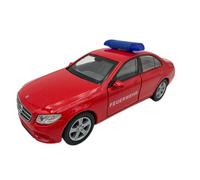 DROMADER Camion de Pompiers Mercedes-Benz 2016, modèle réduit 1:39, Rouge - Modèle de Collection détaillé Welly | Véhicule Miniature