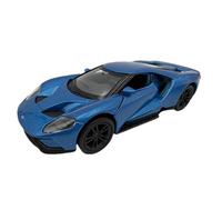 DROMADER Ford GT 2017, modèle réduit 1:39, Bleu - Modèle de Collection détaillé Welly | Véhicule Miniature