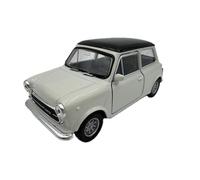 DROMADER Mini Cooper 1300 Miniature au 1/39, Blanche - Modèle de Collection détaillé Welly | Véhicule Miniature