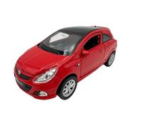 DROMADER Opel Corsa OPC, modèle réduit 1:39, Rouge - Modèle de Collection détaillé Welly | Véhicule Miniature