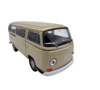DROMADER Volkswagen Combi VW T2 1972, modèle réduit 1:39, Beige - Modèle de Collection détaillé Welly | Véhicule Miniature