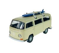 DROMADER Volkswagen Combi VW T2 1972, modèle réduit 1:39, Orange - Modèle de Collection détaillé Welly | Véhicule Miniature