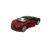 Dromader Welly Modèle réduit de Bugatti Chiron, Voiture Miniature, échelle 1:39, Rouge