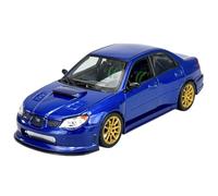 DROMADER Welly Subaru Impreza WRX STI Berline bleue 2005-2007 1/24 1:24 Die Cast Metal Modèle voiture neuve dans une boîte