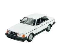 DROMADER Welly Volvo 240 GL 240GL Blanc 1/24 Die Cast Neuf, dans une boîte en métal, modèle voiture