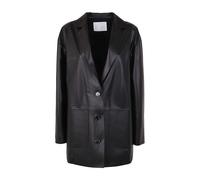 Drome - Boxy Leather Veste de blazer - Femme - Vestes - Noir - Taille: 36 FR