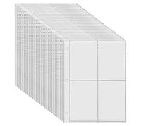 Dromzen 50 Pièces Carte Plastique, Classeur Pochette, Pochettes Transparentes, Protege-Carte