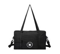 Dromzen Sac de Voyage, Homme Bagages Valise Cabine Avion Sacs, Femme Grand Sac Pliable Voyage Pliable, Bagage Cabine Weekend Travel Bag Imperméable für Ryanair Handgepäck Tasche (Noir)