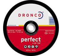 DRONCO A30T-115 - Disco de desbaste A 30 T Perfect-metal, 115 x 6 mm
